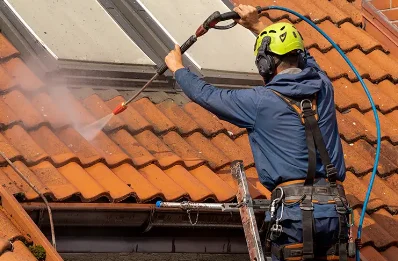 Démoussage et hydrofuge de toiture à Trégourez